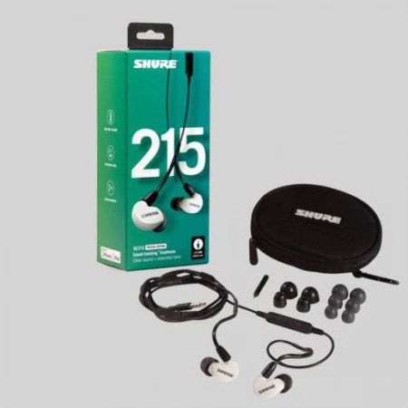 Изображение 2 (Вставные (затычки) наушники Shure SE215SPE-W-UNI-EFS)