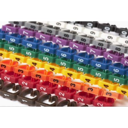 Маркировочная табличка Hyperline MA-67-R (100шт)