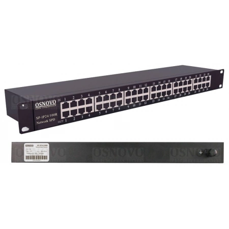 Устройство грозозащиты цепей Ethernet OSNOVO SP-IP24/100R