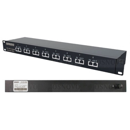 Устройство грозозащиты цепей Ethernet OSNOVO SP-IP8/1000R