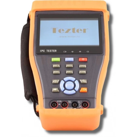 Многофункциональный тестовый видеомонитор для аналогового и IP видеонаблюдения Tezter TIP-H-M-4,3(ver.2)