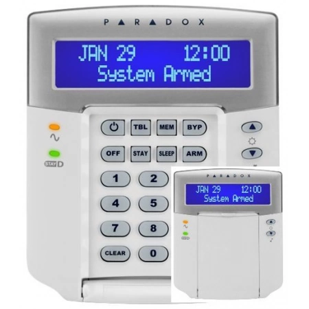 32-символьная синяя ЖК-клавиатура Paradox K32LCD+