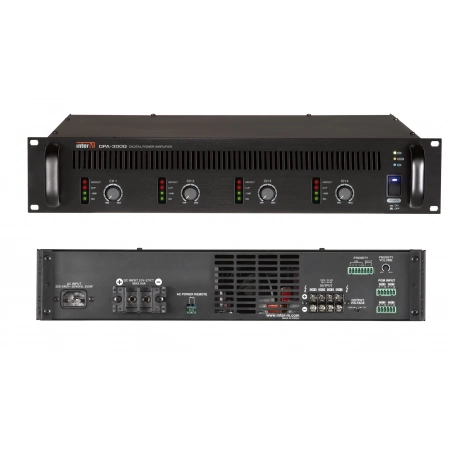 Четырехканальный трансляционный цифровой усилитель мощности INTER-M DPA-300Q