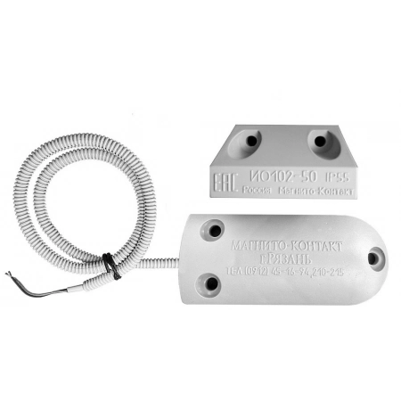 Извещатель охранный точечный магнитоконтактный, кабель в пластмассовом рукаве Магнито-Контакт ИО 102-50 А3П (2)