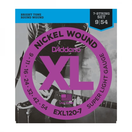 Изображение 5 (Струны DAddario EXL120-7)