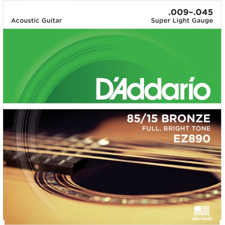 Изображение 5 (Набор 6 струн для акустической гитары DAddario EZ890)