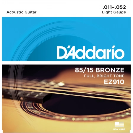 Изображение 5 (Набор 6 струн для акустической гитары DAddario EZ910)