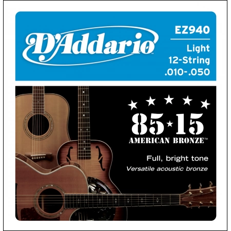 Изображение 2 (Набор 12 струн для акустической гитары DAddario EZ940)