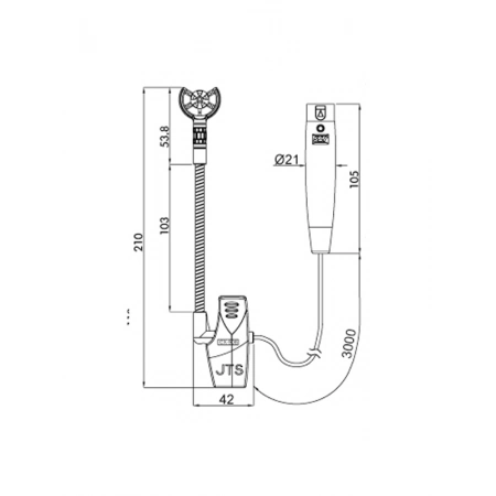 Изображение 2 (Микрофон для духовых JTS CX-508)