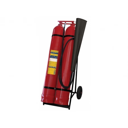 Огнетушитель углекислотный, передвижной Пожтехника Центр ОУ-50 ИНЕЙ