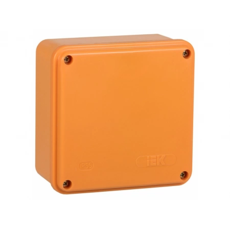 Коробка распаячная огнестойкая с гладкими стенками IEK Коробка 100х100х50 6P IP44 (UKF20-100-100-050-6-6-09)
