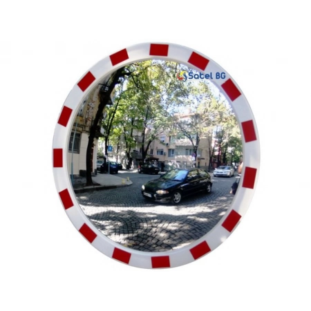 Зеркало круглое уличное с отражающей окантовкой Satel BG TR-50