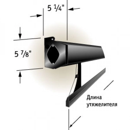 Изображение 2 (Моторизированный экран настенно-потолочного крепления с системой натяжения Draper Premier NTSC (3:4) 244/96
