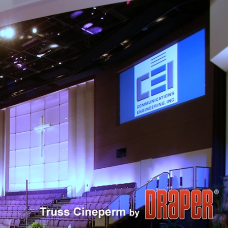 Изображение 3 (экран на раме настенный с высококонтрастным полотном Draper Cineperm)