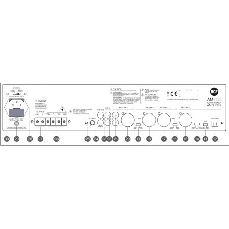 Изображение 2 (Микшер-усилитель RCF AM 1125)