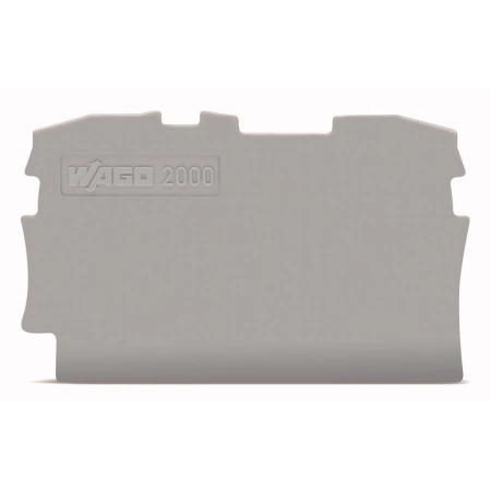 Пластина торцевая на DIN-рейку WAGO 2004-1291 пластина торцевая серая