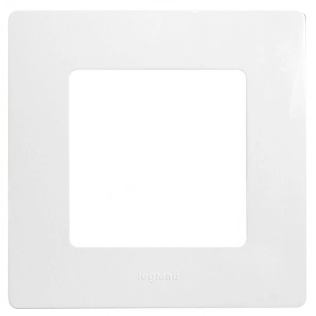 Рамка Legrand Рамка 1 пост ETIKA, белая (672501)