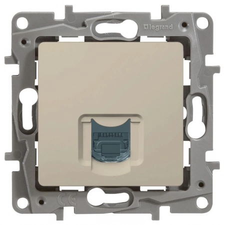 Розетка Legrand Розетка 5e, UTP, 1хRJ45, ETIKA, слоновая кость (672341)