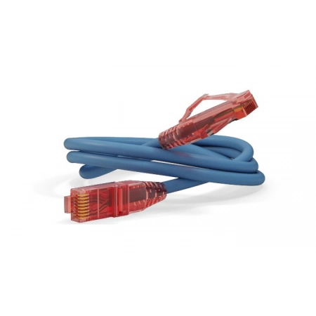 Патч-корд UTP Hyperline PC-LPM-UTP-RJ45-RJ45-C5e-1M-LSZH-BL