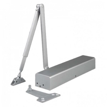 Доводчик с рычажной тягой J-LOCK JDC-S150 (серебро)