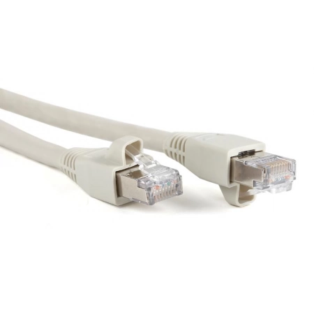 Патч-корд медный Hyperline PC-LPM-STP-RJ45-RJ45-C6a-3M-LSZH-GY