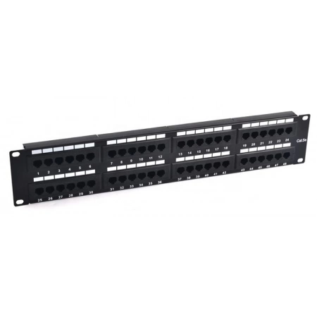 Патч-панель SUPRLAN Патч-панель 19, 48хRJ-45, UTP, Cat.5e, 2U (10-0405)
