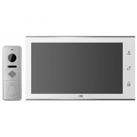 Комплект видеодомофона CTV CTV-DP4105AHD W (белый)