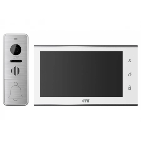 Комплект видеодомофона CTV CTV-DP4705AHD W (белый)