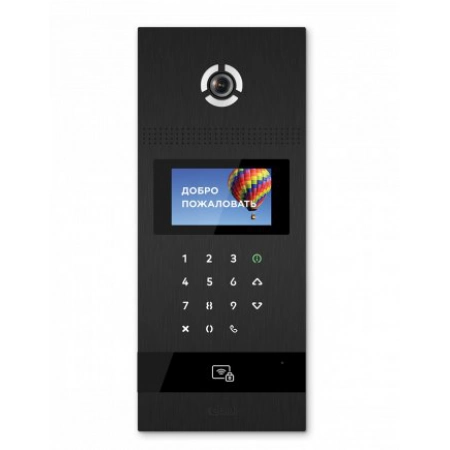 Вызывная панель подъездного IP-домофона BAS-IP AA-12FB BLACK