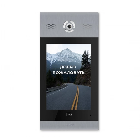 Вызывная панель подъездного IP-домофона BAS-IP AA-14FB SILVER