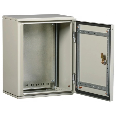 Шкаф металлический с монтажной платой IEK ЩМП-1-0 У1 IP65 GARANT, 395x310x220 (YKM40-01-65)