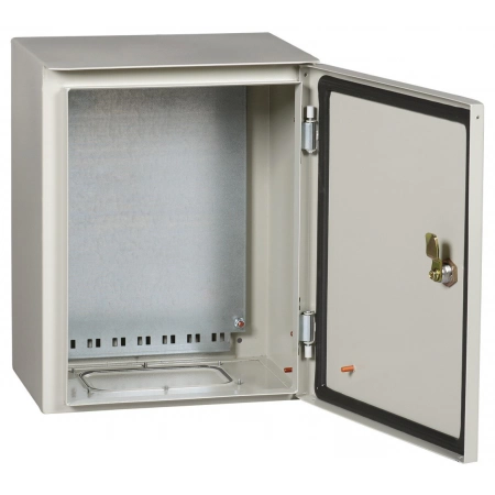 Шкаф металлический с монтажной платой IEK ЩМП-1-2 У1 IP54 PRO, 395x310x220 (YKM42-01-54-P)