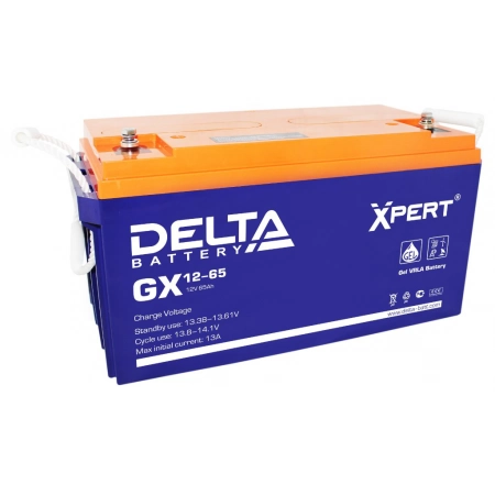 Аккумулятор герметичный свинцово-кислотный Delta Delta GX 12-65