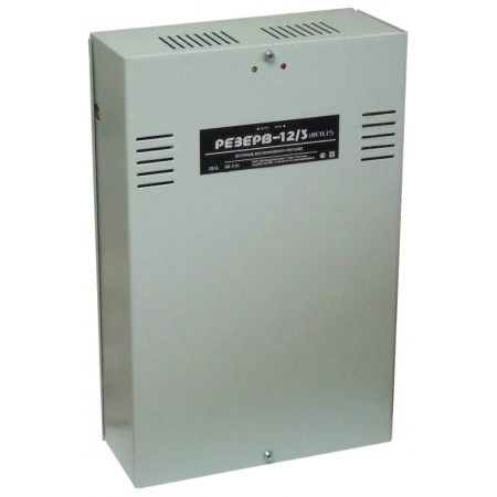 Источник вторичного электропитания резервированный МикроКомСервис Резерв 12/3 PRO (исп.17)