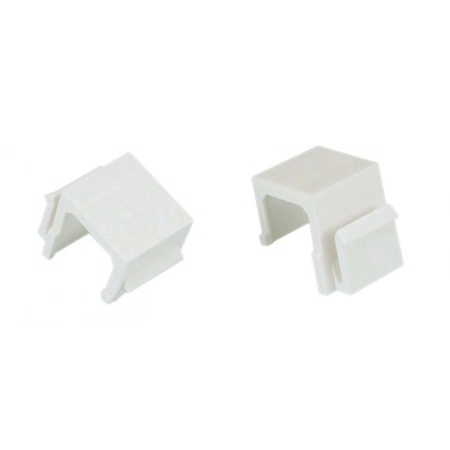 Вставка-заглушка Hyperline KJ1-BL-WH