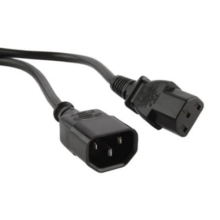 Изображение 2 (Кабель питания монитор-компьютер Hyperline PWC-IEC13-IEC14-1.0-RD)