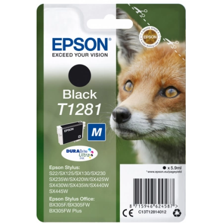 Картридж Epson T1281 (C13T12814012)