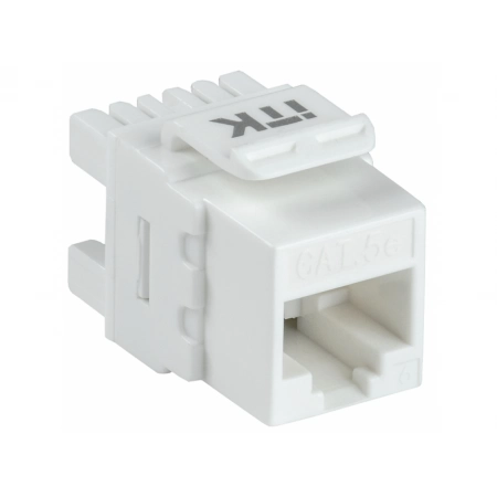 Розетка компьютерная ITK Модуль Keystone Jack кат. 5E UTP 110 IDC (CS1-1C5EU-12)