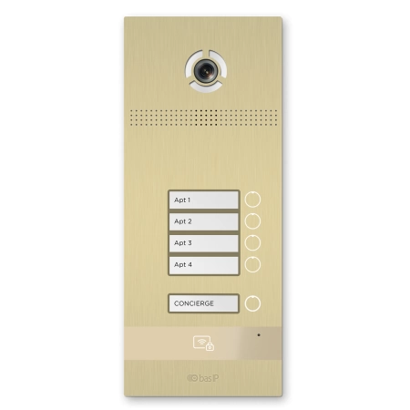 Вызывная панель IP-домофона BAS-IP BI-04FB GOLD