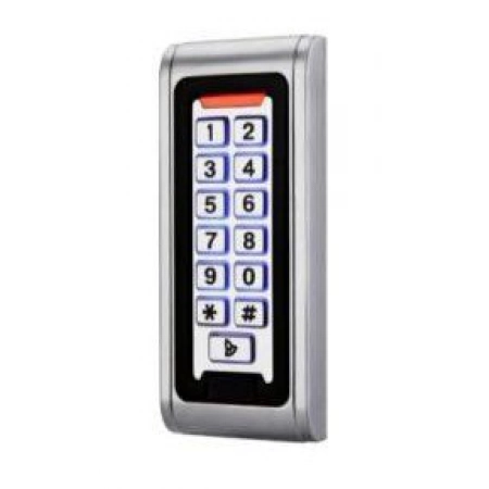 Кодовая панель со встроенным считывателем карт Mifare антивандальная Alarmico ALKP-2MFW