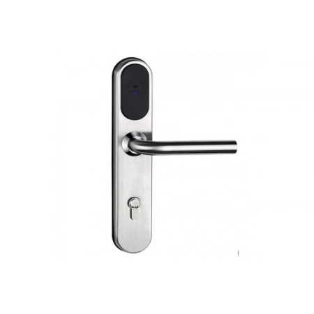 Замок электромеханический врезной со встроенным считывателем RFID-карт MIFARE Alarmico ALEL-98SA