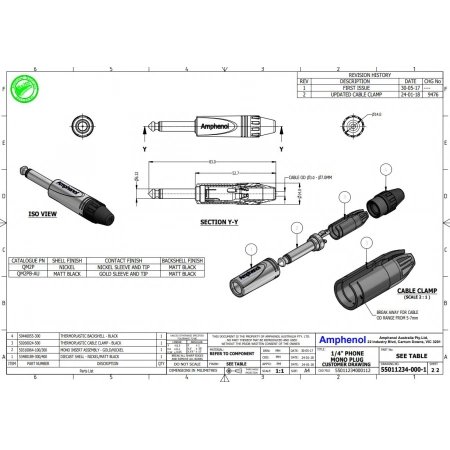 Изображение 2 (Кабельный разъем Amphenol QM2PB-AU)