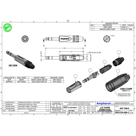 Изображение 2 (Кабельный разъем Amphenol QS3P)