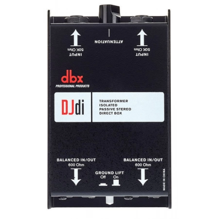Изображение 1 (Пассивный двухканальный директ-бокс DBX DJDI)