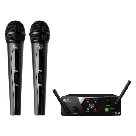 Изображение 1 (Вокальная радиосистема AKG WMS40 Mini2 Vocal Set BD US25B/D)