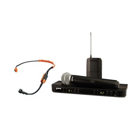 Изображение 1 (Двухканальная радиосистема Shure BLX1288E/SM31 M17 662-686 MHz)