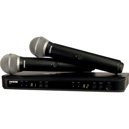 Изображение 1 (Двухканальная радиосистема Shure BLX288E/PG58 M17 662-686 MHz)