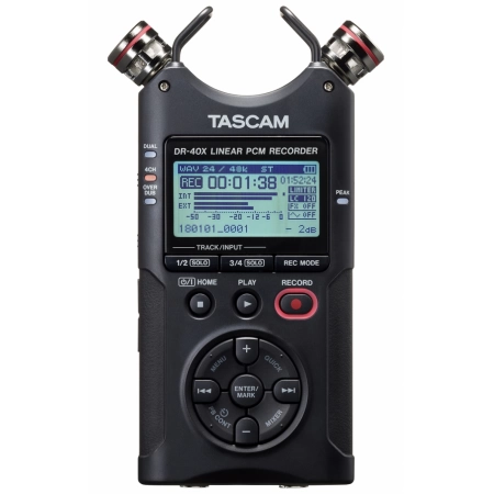 Изображение 1 (Портативный цифровой аудиорекордер wav/mp3 Tascam DR-40X)
