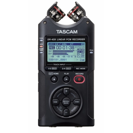Изображение 4 (Портативный цифровой аудиорекордер wav/mp3 Tascam DR-40X)