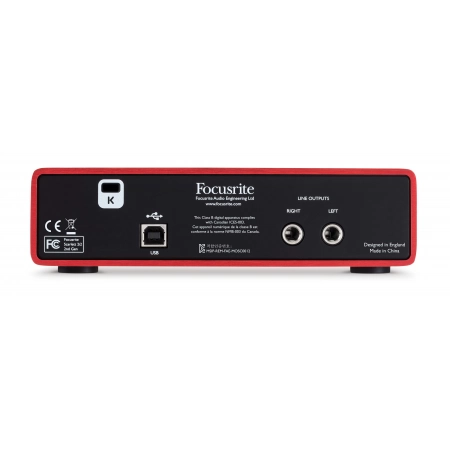 Изображение 5 (USB аудио интерфейс FOCUSRITE Scarlett 2i2 2nd Gen)